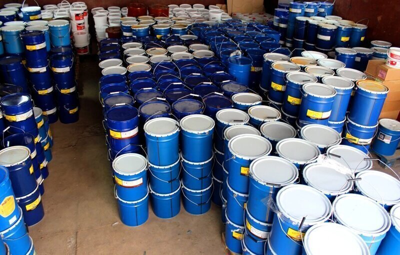 Эмаль ЭП-1294 однокомпонентная коричневая 25 кг